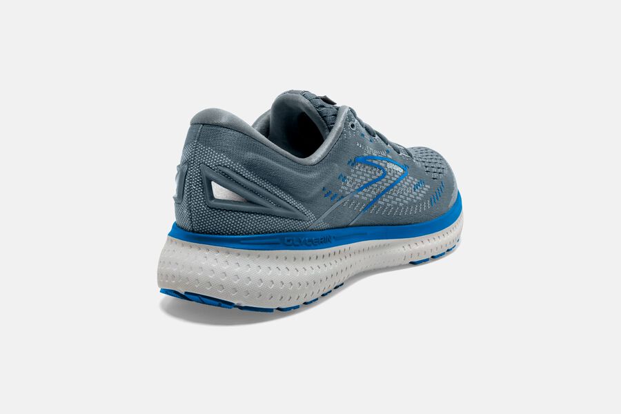 Brooks Glycerin 19 Road Running Shoes Mens Grey/Blue 974216-UDS